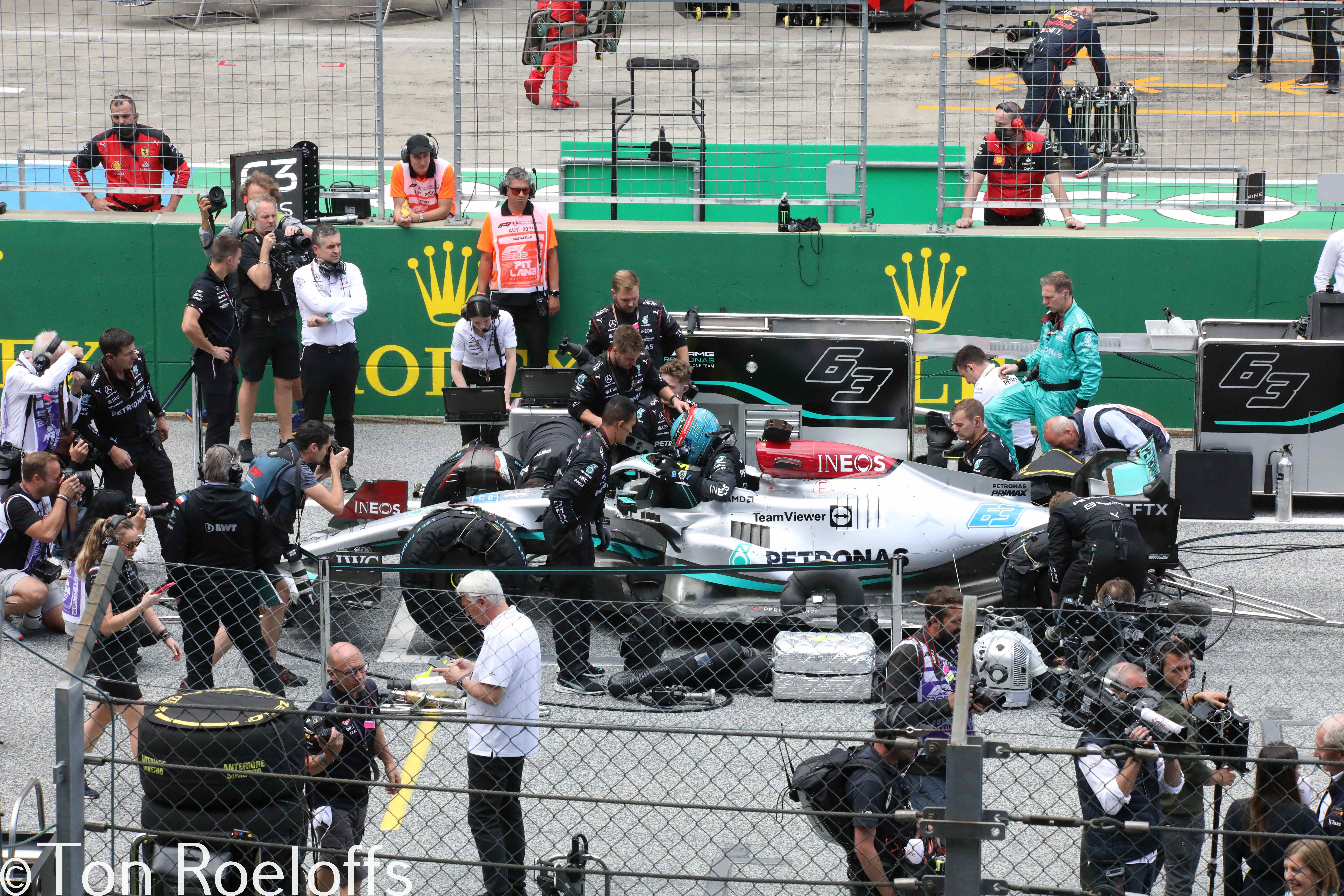 Verstappen pitbox